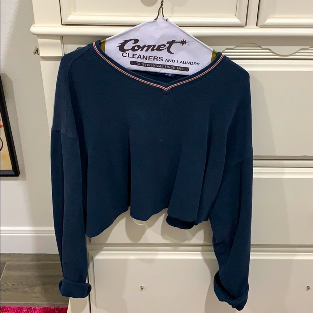 Old dad sweatshirt cropped💙💙